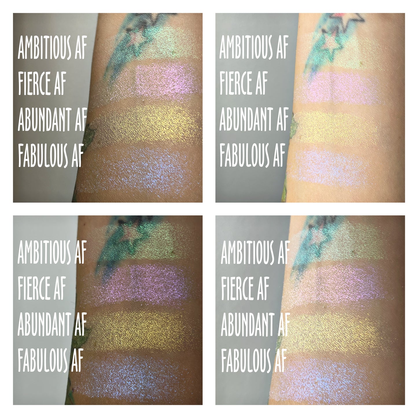 NEW! Single Holographic Highlighter Pans for BYO Palette